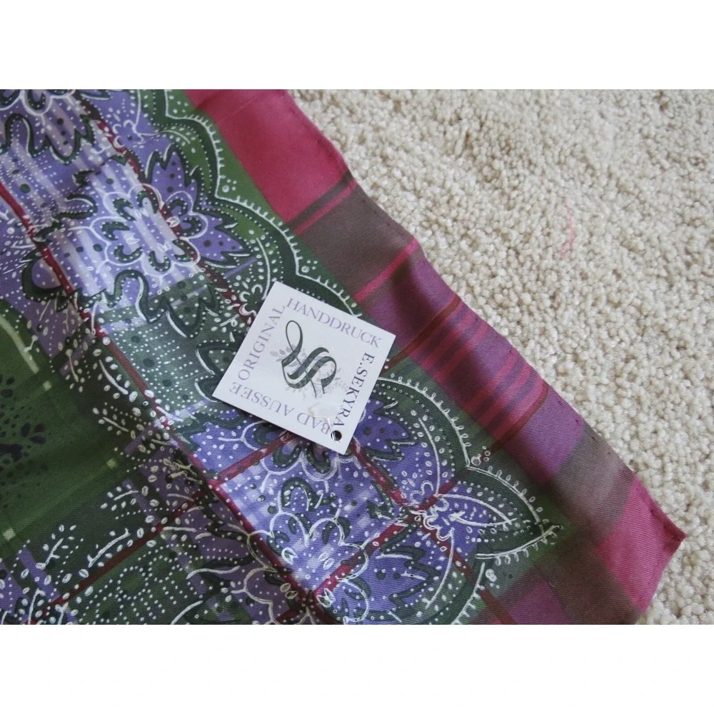 Handdruck nwt silk